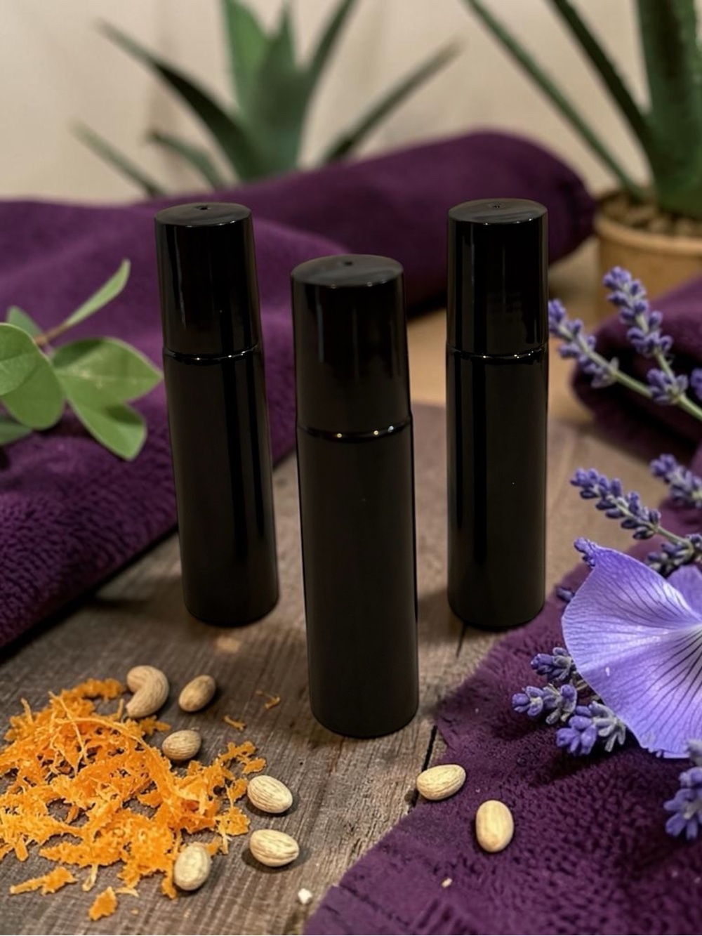 Orchid & Vine Aromatherapy Body Oil Luxury Scent Roller Mystical Moonflower - Picture 3 of 3